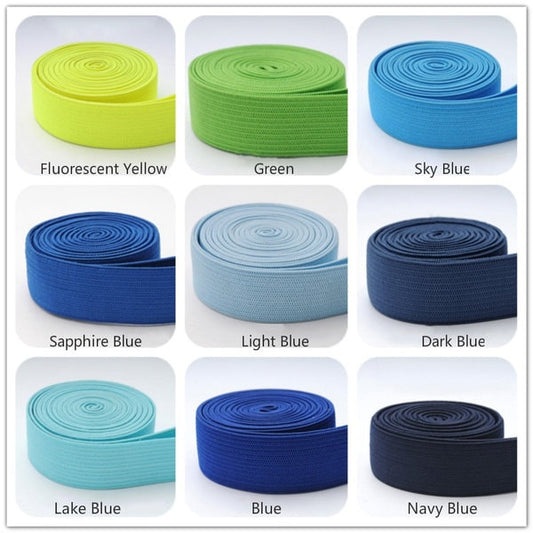 20mm elastic flat rubber band elastic pick colors see description for extra details Lot 3  (see other lots for more colors)