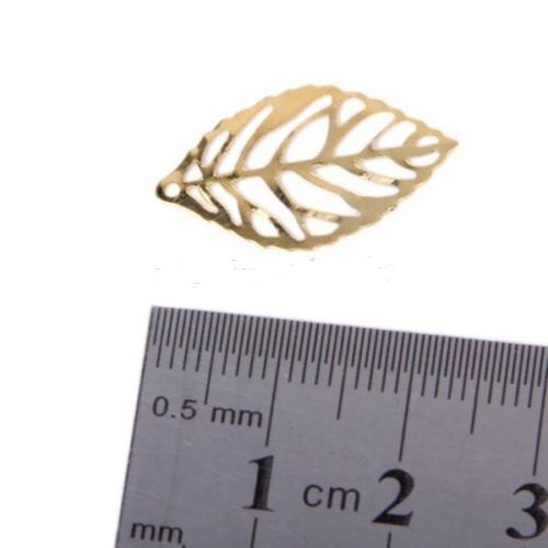 Leaf Charms, filigree Connectors Filigree Bronze, silver, Gold pick color cutout nature charms