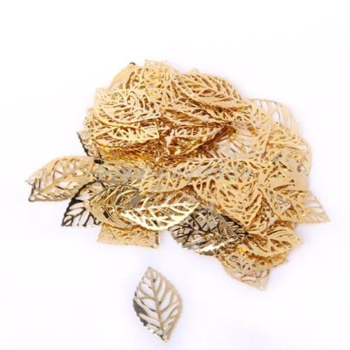 Leaf Charms, filigree Connectors Filigree Bronze, silver, Gold pick color cutout nature charms