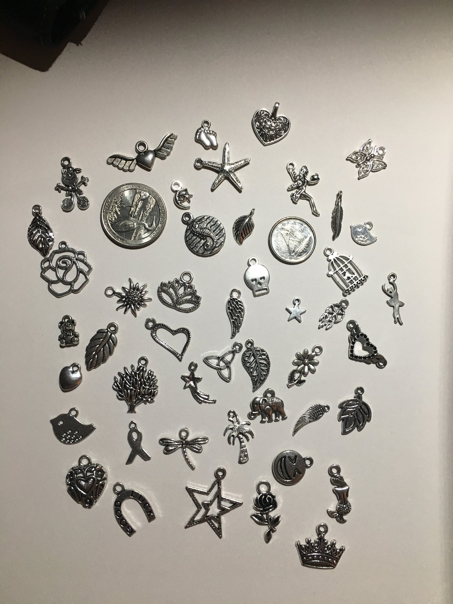 Mixed Pendant Charm mix bulk Silver Charm mix Lot Tibetan Silver Brass Gold tone jewelry assorted jewelry charm styles