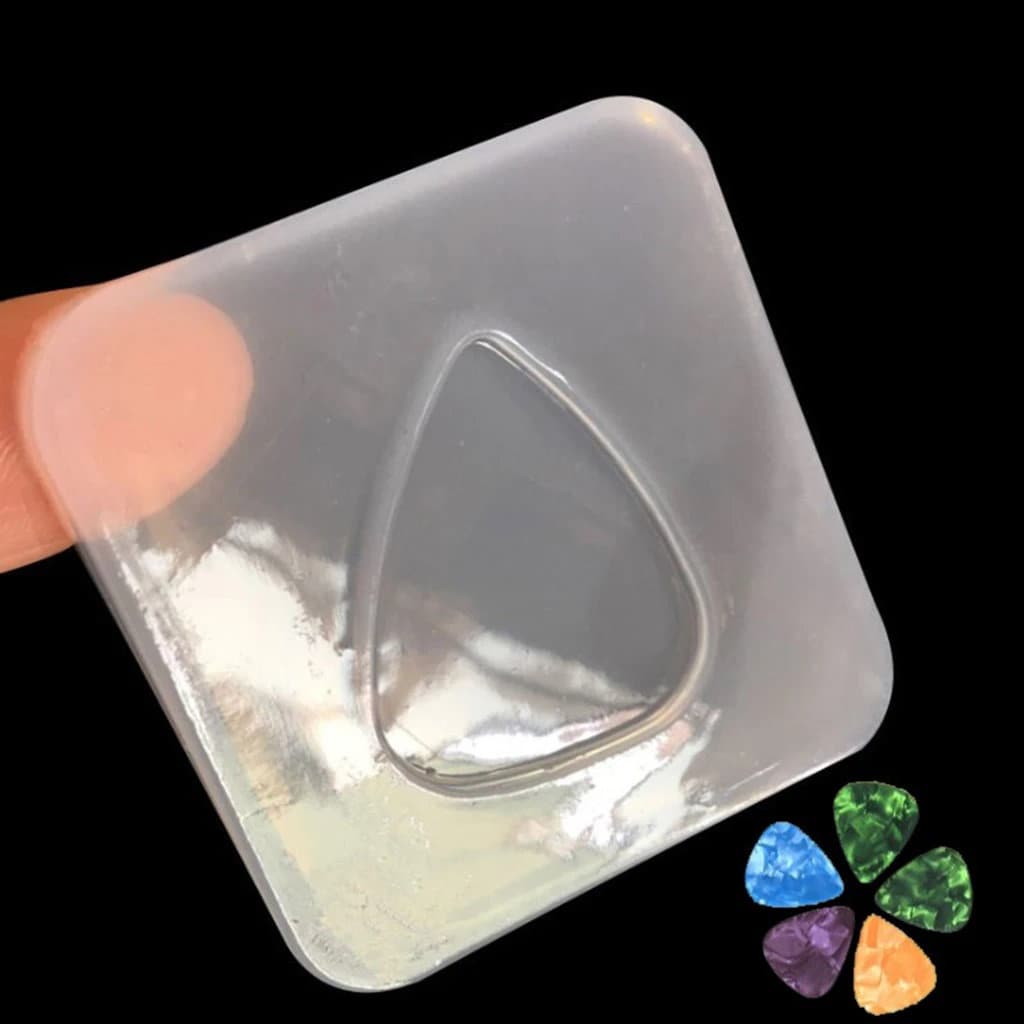 Guitar Pick Mold 'AS IS' Uneven Bottom Discounted Molds See listing for more info, Clearance styles