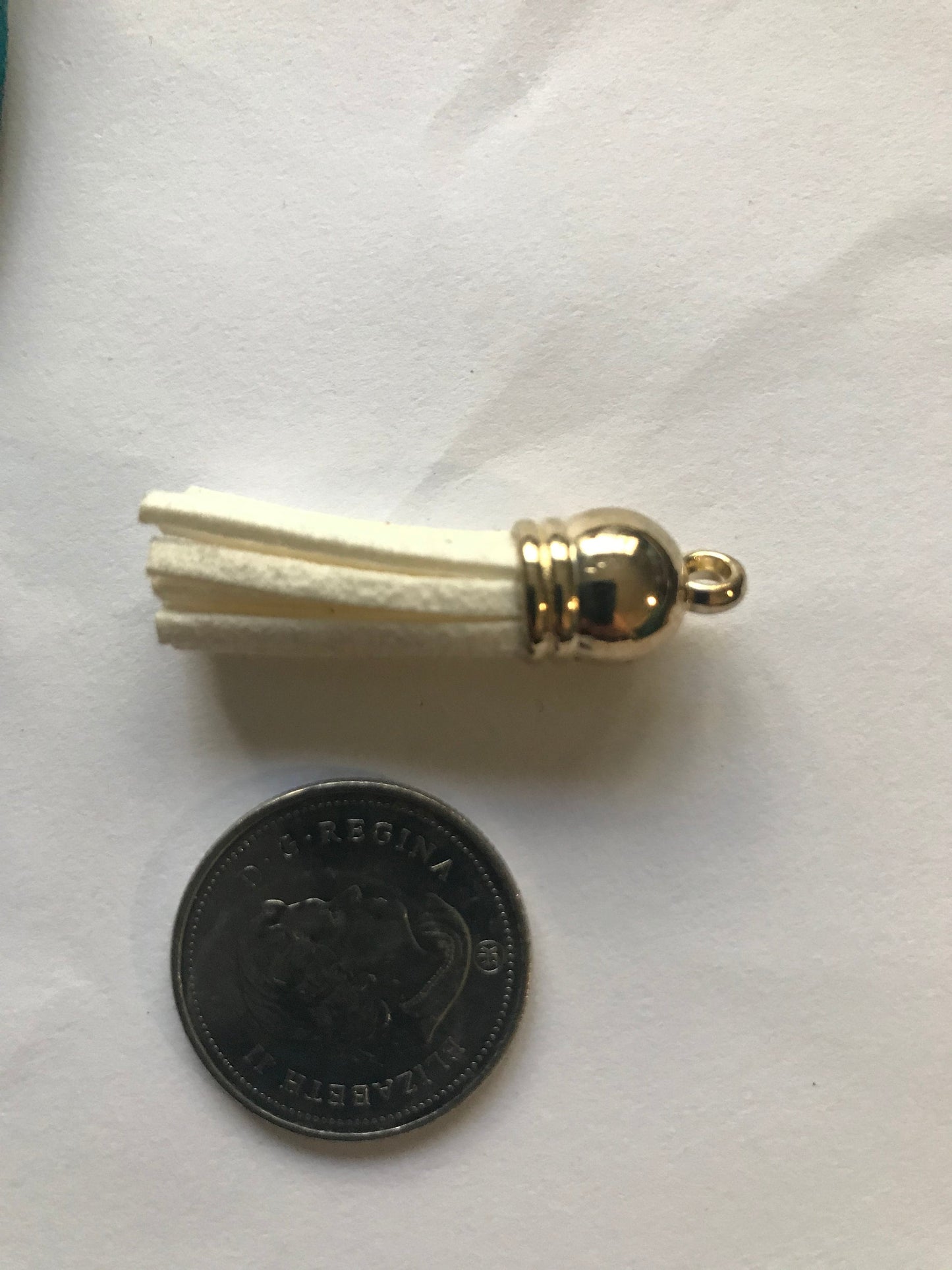 Suede Tassel charms, assorted colors with  gold caps , assorted color mix, diy keychain and craft dangles
