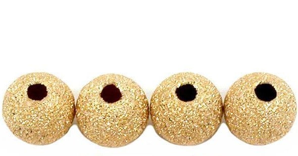 Silver textured metal bead, Silver plated 4mm spacer bead,  rose or gold plated bead, stardust pattern