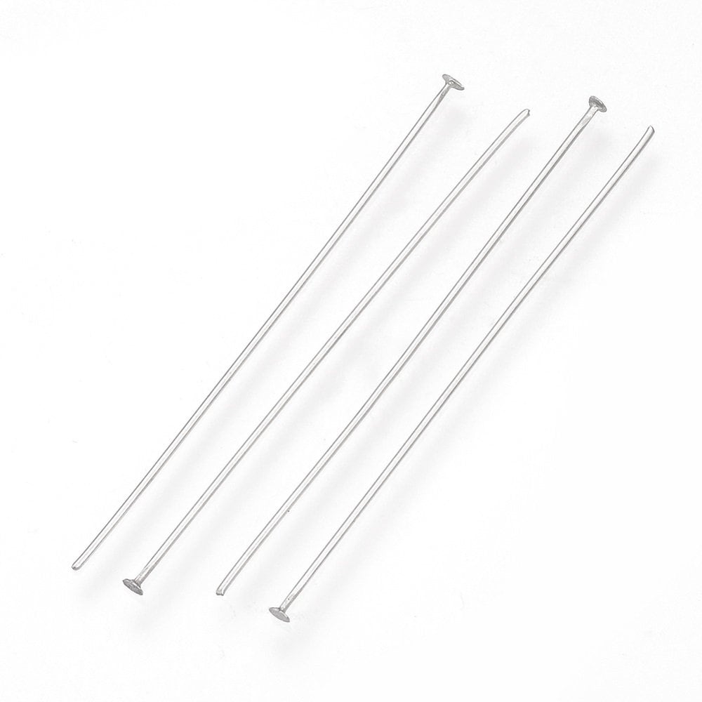 Flat head bead pins. 304 Stainless Steel , pick size, beading findings assorted size packs